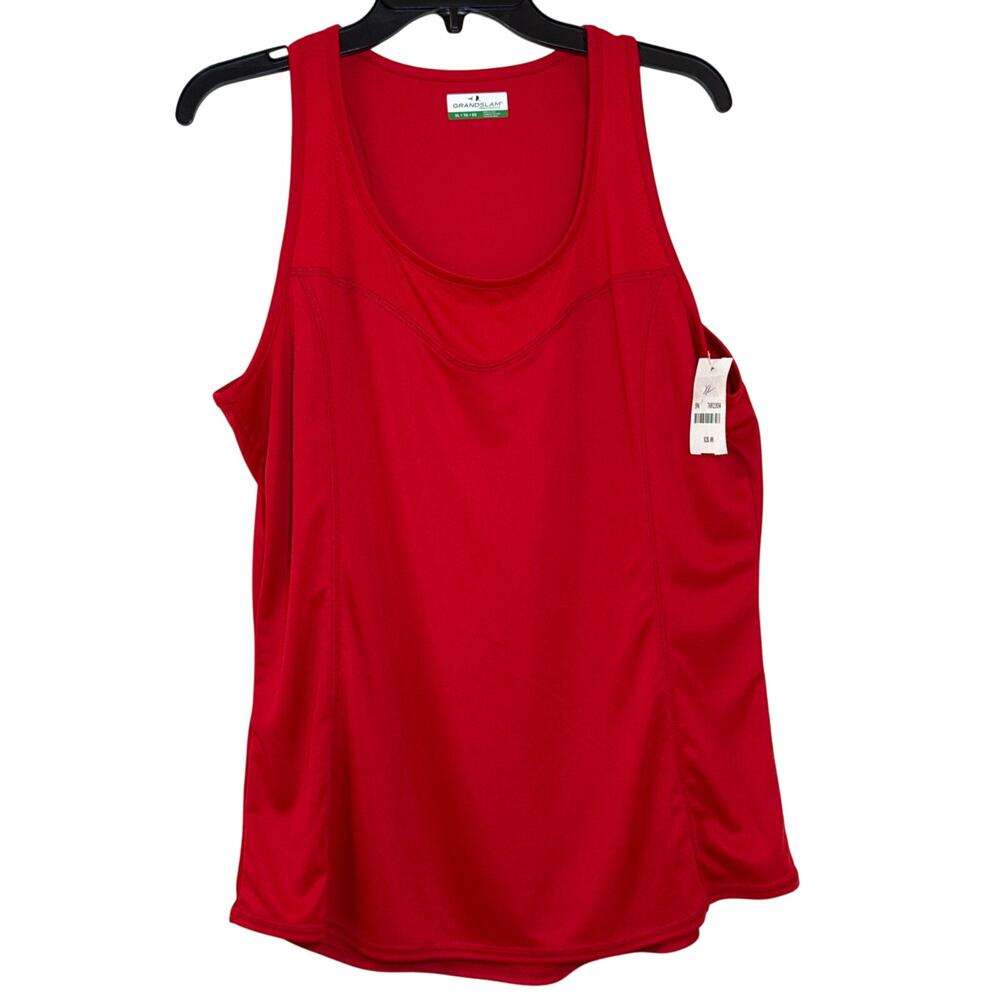 NWT Grand Slam Performance XL Red Tank Top